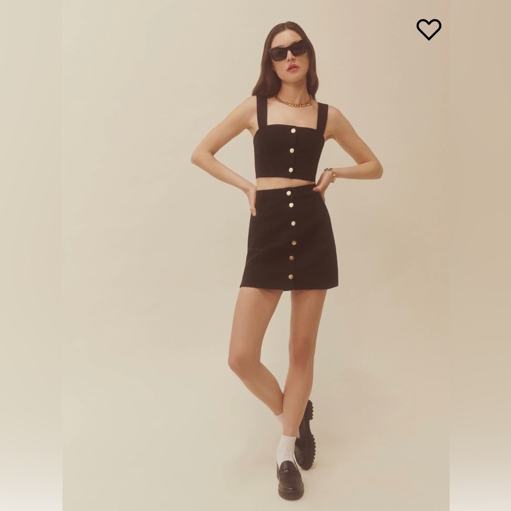 Reformation Chrissy Denim Two Piece- with tags